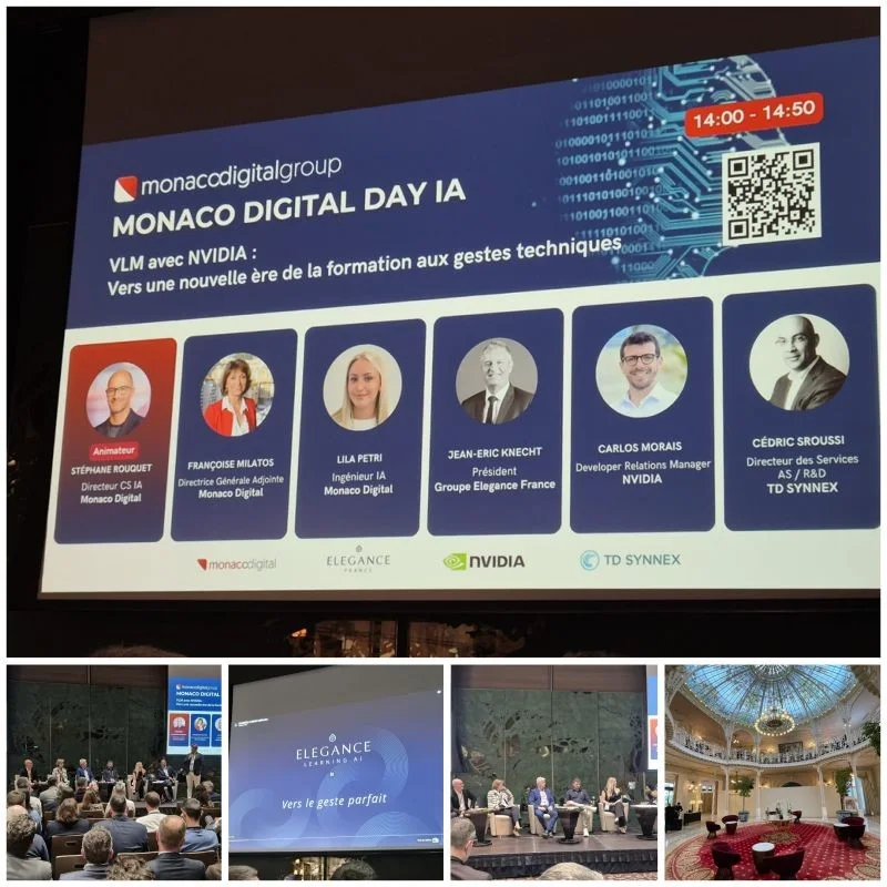 Monaco Digital Day IA : ELAI présente son modèle de correction gestuelle